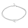 Thumbnail Image 0 of Starfish Double Strand Anklet in Sterling Silver - 10"
