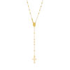 Thumbnail Image 0 of Rosary Necklace in 10K Gold - 22"