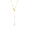 Thumbnail Image 1 of Rosary Necklace in 10K Gold - 22"