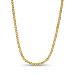 2.1mm Double Rope Chain Necklace in Hollow 10K Gold - 18&quot;