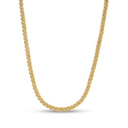 2.1mm Double Rope Chain Necklace in Hollow 10K Gold - 18"