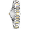 Thumbnail Image 1 of Ladies' Bulova Sutton 1/15 CT. T.W. Diamond Two-Tone Watch with Mother-of-Pearl (Model: 98R263)