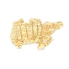 Thumbnail Image 1 of Made in Italy Scale Textured Crocodile Wrap Ring in 14K Gold - Size 7