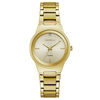Thumbnail Image 0 of Ladies' Caravelle by Bulova Diamond Accent Gold-Tone Watch (Model: 44P101)