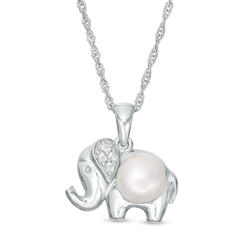 Elephant shop pearl necklace