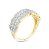Thumbnail Image 2 of 1 CT. T.W. Diamond Double Row Scallop-Edge Band in 10K Gold