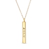 Thumbnail Image 0 of Made in Italy Cut-Out Vertical Bar Pendant in 14K Gold