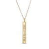 Thumbnail Image 2 of Made in Italy Cut-Out Vertical Bar Pendant in 14K Gold