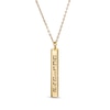 Thumbnail Image 3 of Made in Italy Cut-Out Vertical Bar Pendant in 14K Gold