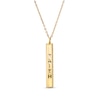 Thumbnail Image 4 of Made in Italy Cut-Out Vertical Bar Pendant in 14K Gold