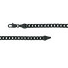 Thumbnail Image 1 of Men's 6.5mm Franco Snake Chain Necklace and Bracelet set in Stainless Steel with Black IP - 24"