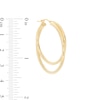 Thumbnail Image 1 of Made in Italy Double Tube Hoop Earrings in 14K Gold