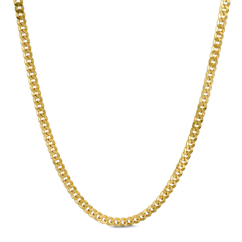 Men's Made in Italy 4.6mm Cuban Curb Chain Necklace in 14K Gold - 22