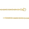 Thumbnail Image 2 of Made in Italy 2.5mm Loose Rope Chain Necklace in 14K Gold - 18"