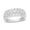 Thumbnail Image 0 of 2 CT. T.W. Diamond Multi-Row Anniversary Band in Platinum