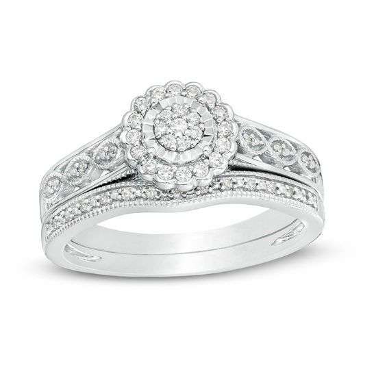 Light Luxury Geometry Design Green Square Diamond Ring
