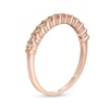 Thumbnail Image 2 of Morganite Row Band in 10K Rose Gold