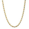 Thumbnail Image 0 of Ladies' 0.2mm Diamond-Cut Valentino Chain Necklace in 14K Tri-Tone Gold - 20"