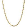 Thumbnail Image 1 of Ladies' 0.2mm Diamond-Cut Valentino Chain Necklace in 14K Tri-Tone Gold - 20"