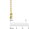Thumbnail Image 2 of Ladies' 0.2mm Diamond-Cut Valentino Chain Necklace in 14K Tri-Tone Gold - 20"