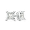 Thumbnail Image 0 of 1/2 CT. T.W. Princess-Cut Diamond Solitaire Stud Earrings in 10K White Gold