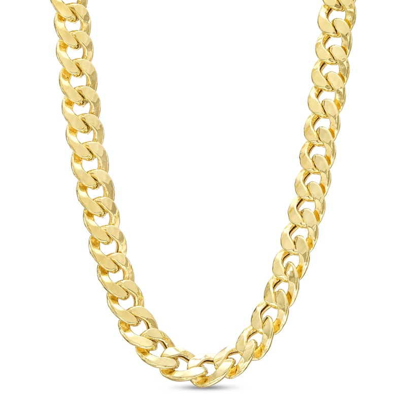 Men's 150 Gauge Cuban Curb Chain Necklace in 10K Gold - 22"