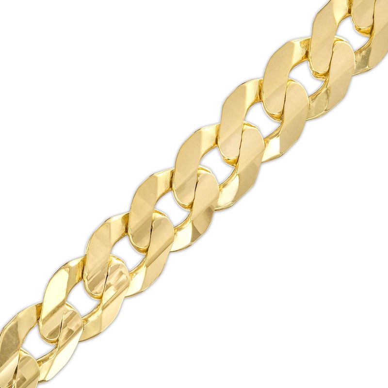 Made in Italy Men's Curb Chain ID Bracelet in 14K Gold - 8.5