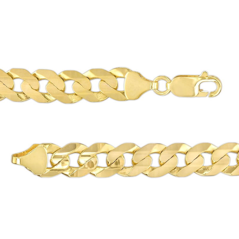 Main Image 3 of Men's 150 Gauge Cuban Curb Chain Bracelet in 10K Gold - 8.5"