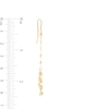 Made in Italy Flat-Link Chain Tassel Drop Earrings in 14K Gold