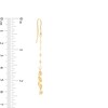 Made in Italy Flat-Link Chain Tassel Drop Earrings in 14K Gold