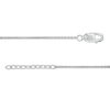Thumbnail Image 2 of Infinity Double Strand Anklet in 10K White Gold - 9.25"