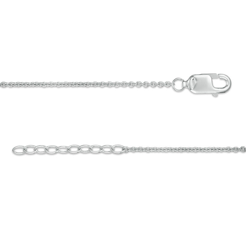 Main Image 2 of Infinity Double Strand Anklet in 10K White Gold - 9.25"