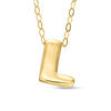 Thumbnail Image 0 of Mini Block "L" Initial Pendant in 10K Gold