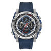 Thumbnail Image 0 of Men's Bulova Precisionist Chronograph Two-Tone IP Strap Watch with Black Dial (Model: 98B315)