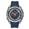 Thumbnail Image 1 of Men's Bulova Precisionist Chronograph Two-Tone IP Strap Watch with Black Dial (Model: 98B315)