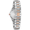 Thumbnail Image 2 of Ladies' Bulova Sutton Diamond Accent Two-Tone Watch with Brown Mother-of-Pearl Dial (Model: 98R264)