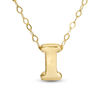 Thumbnail Image 1 of Mini Block "I" Initial Pendant in 10K Gold