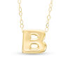 Thumbnail Image 1 of Mini Block "B" Initial Pendant in 10K Gold