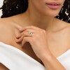Thumbnail Image 3 of and 3/8 CT. T.W. Marquise Diamond Frame Three Piece Bridal and Wedding Band Set in 10K Two-Tone Gold