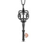 Thumbnail Image 0 of Enchanted Disney Villains Ursula 1/10 CT. T.W. Black Diamond Pendant in Sterling Silver and 10K Rose Gold