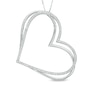 Thumbnail Image 0 of The Kindred Heart from Vera Wang Love Collection 5/8 CT. T.W. Diamond Tilted Pendant in Sterling Silver - 19"