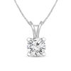 Thumbnail Image 0 of 1/4 CT. Certified Diamond Solitaire Pendant in 14K White Gold (I/SI2)