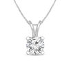 Thumbnail Image 1 of 1/4 CT. Certified Diamond Solitaire Pendant in 14K White Gold (I/SI2)