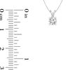 Thumbnail Image 1 of 1/4 CT. Certified Diamond Solitaire Pendant in 14K White Gold (I/SI2)