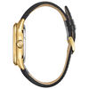 Thumbnail Image 2 of Men's Bulova Sutton Automatic Gold-Tone Strap Watch with Silver-Tone Skeleton Dial (Model: 97A138)