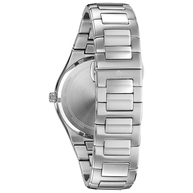 Main Image 3 of Men's Bulova Chronograph Diamond Accent Watch with Black Dial (Model: 96D143)