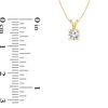 Thumbnail Image 1 of 1/4 CT. Certified Diamond Solitaire Pendant in 14K Gold (I/SI2)