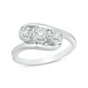 Thumbnail Image 0 of 1/4 CT. T.W. Diamond Three Stone Engagement Ring in 10K White Gold