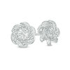 Thumbnail Image 0 of Diamond Accent Pinwheel Stud Earrings in Sterling Silver