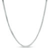 Thumbnail Image 1 of 035 Gauge Diamond-Cut Wheat Chain Necklace in Sterling Silver - 22"